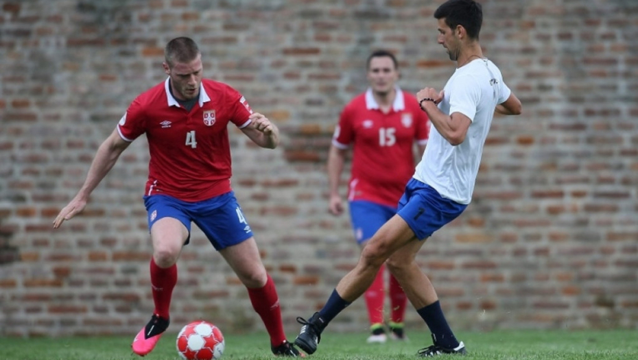 Aleksandar Radojičić i Novak Đoković