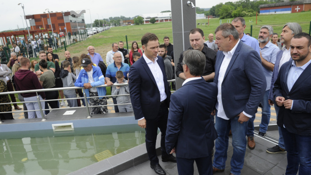 Siniša Mali na otvaranju banjskog kupališta