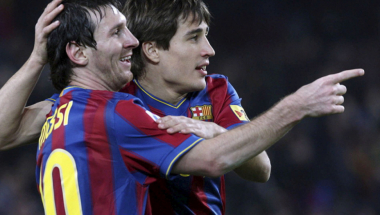 Bojan Krkić i Leo Mesi