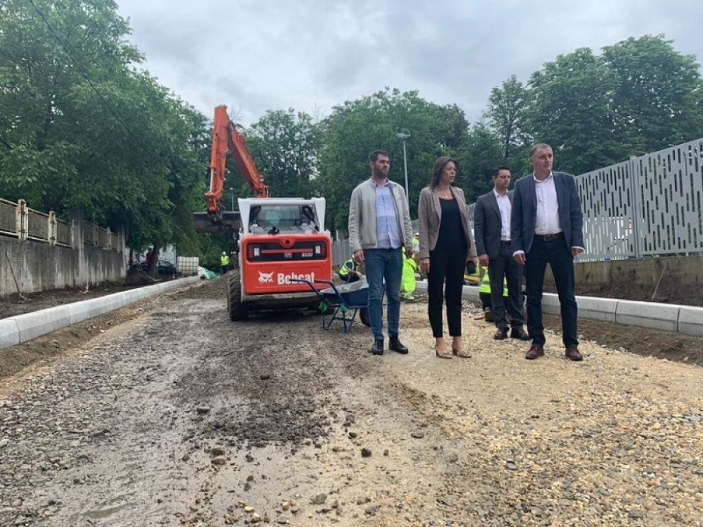 Irena Vujović obišla radove na Savskom vencu