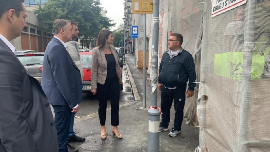 Irena Vujović obišla radove na Savskom vencu