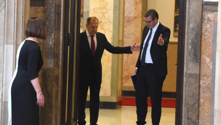 Aleksandar Vučić, Sergej Lavrov