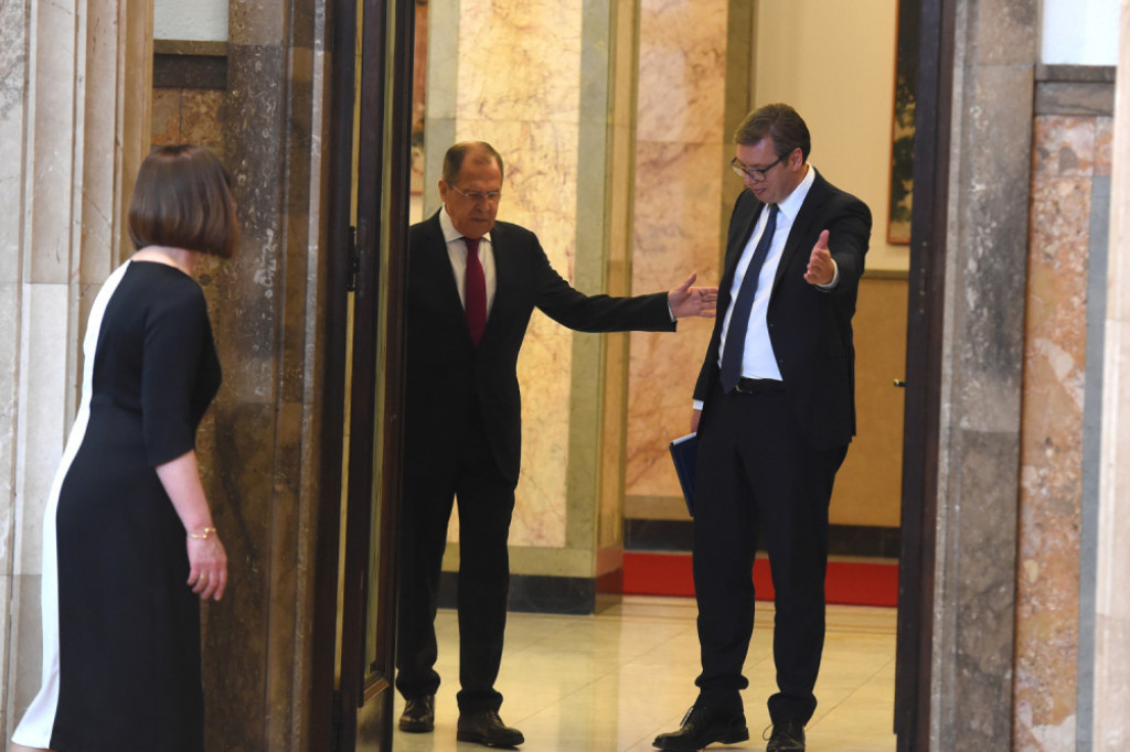 Aleksandar Vučić, Sergej Lavrov