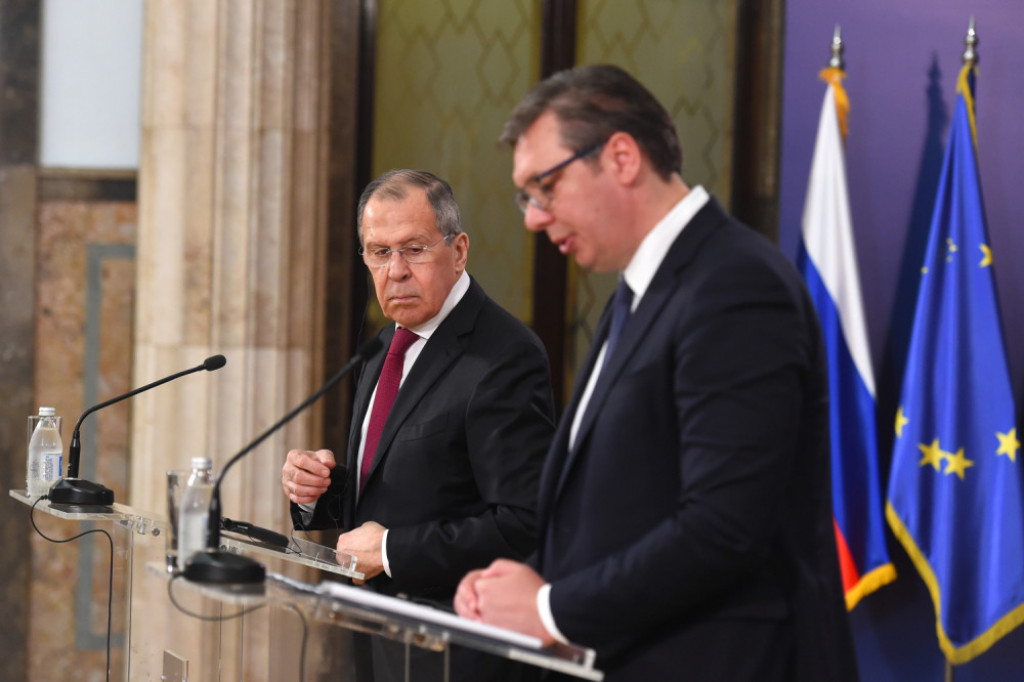 Aleksandar Vučić, Sergej Lavrov
