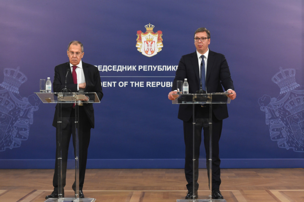 Aleksandar Vučić, Sergej Lavrov