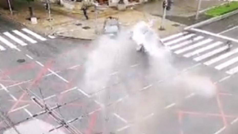 Saobraćajka kod Vlade Srbije