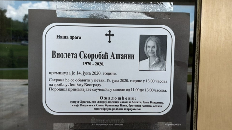 Sahrana Violete Ašanin