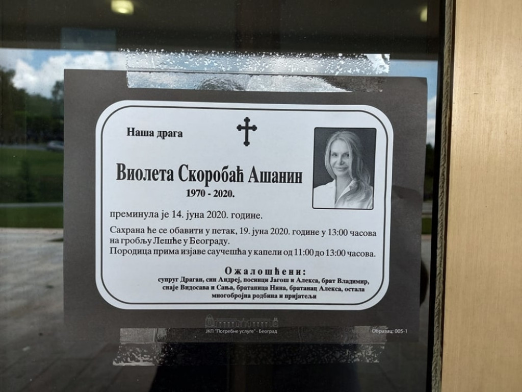 Sahrana Violete Ašanin