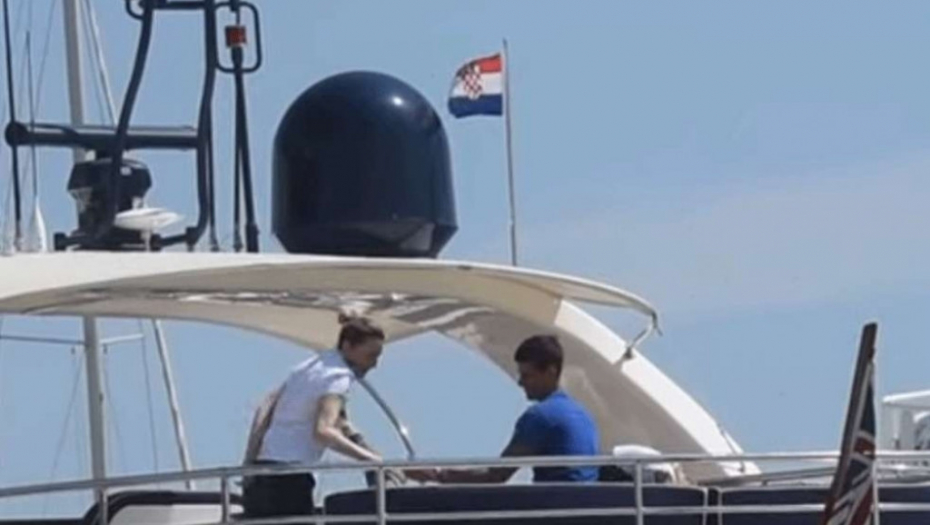 Novak i Jelena Đoković jahta