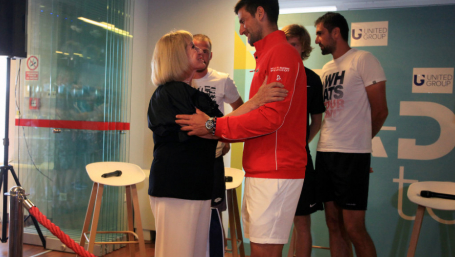Novak Đoković i Biserka Petrović