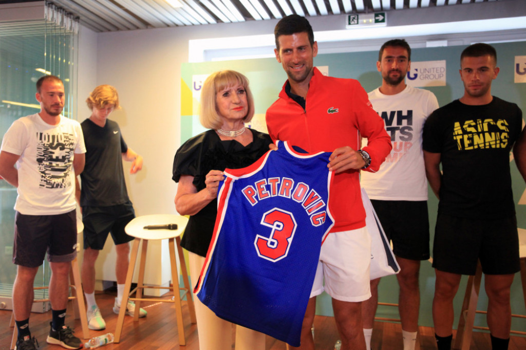 Novak Đoković i Biserka Petrović