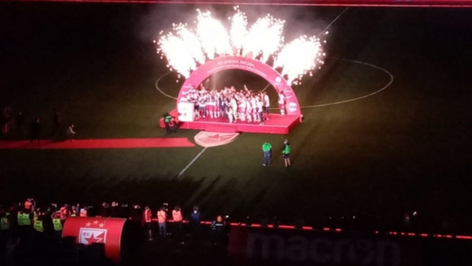 Proslava titule FK Crvena zvezda