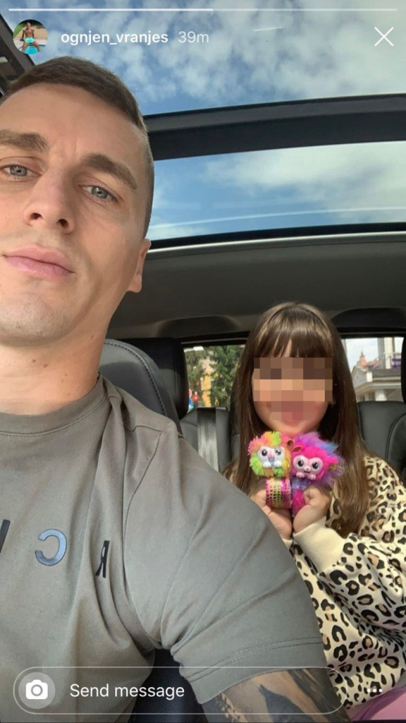 Ognjen Vranješ i ćerka