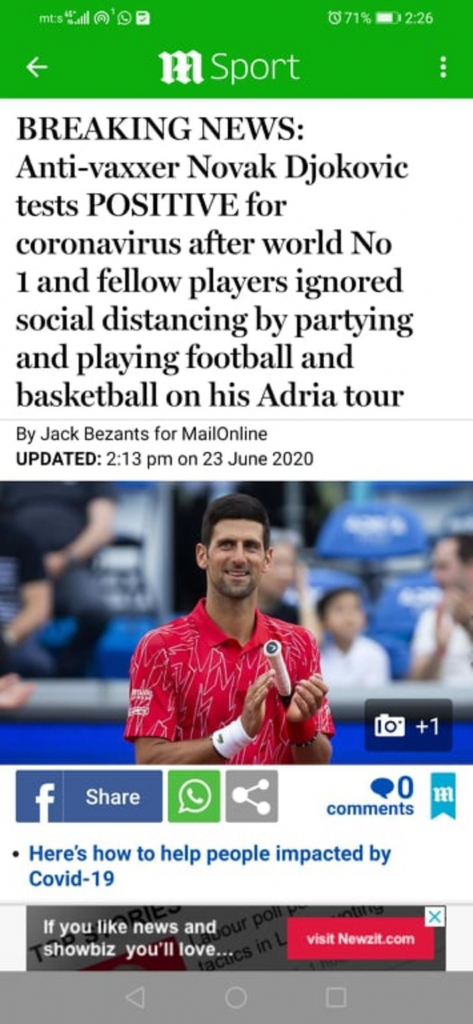 Naslovi Novak Đoković