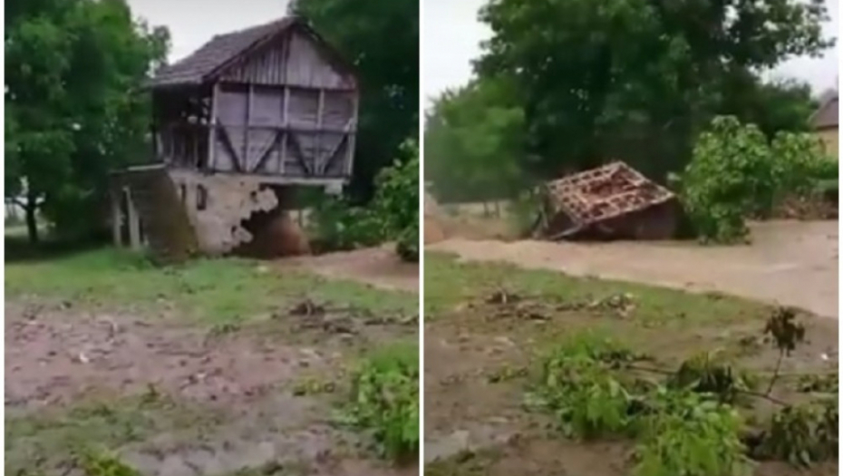 Bujica odnela građevinu