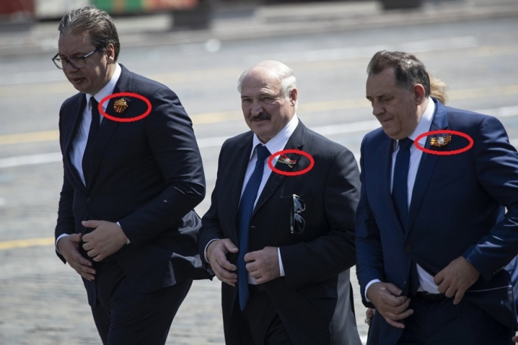 Aleksandar Vučić, Aleksander Lukašenko i Milorad Dodik