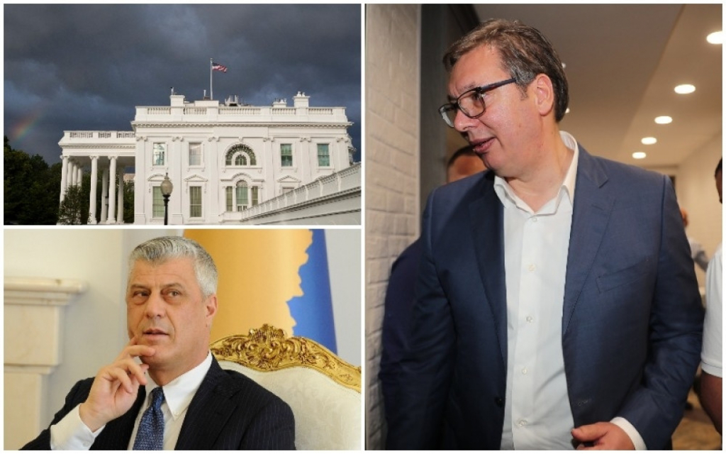 Bela kuća, Aleksandar Vučić, Hašim Tači