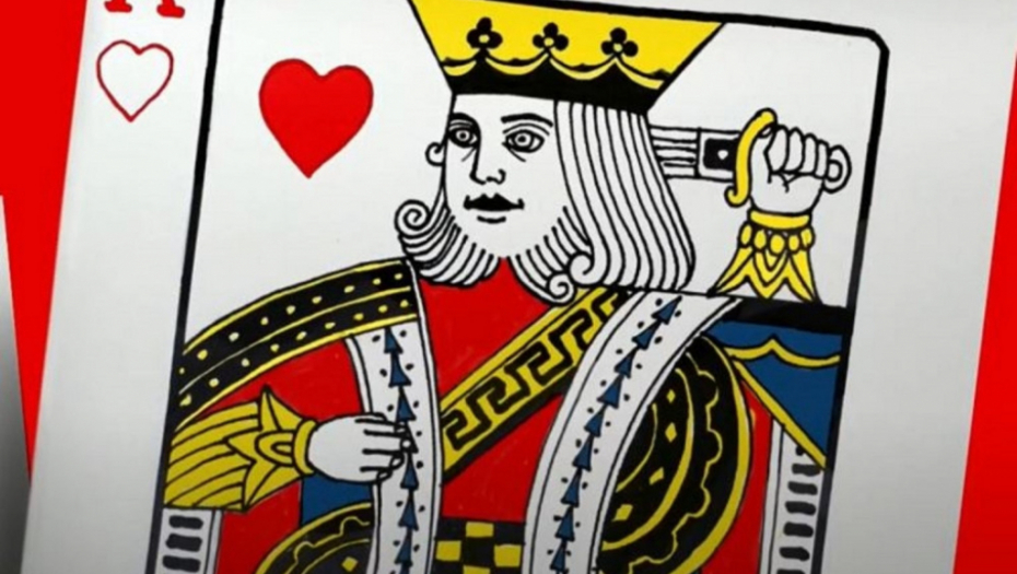 Kralj srce karta karte