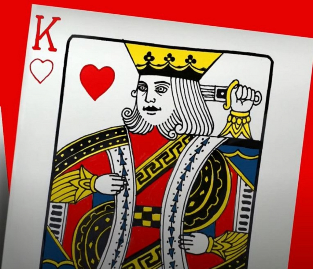 Kralj srce karta karte