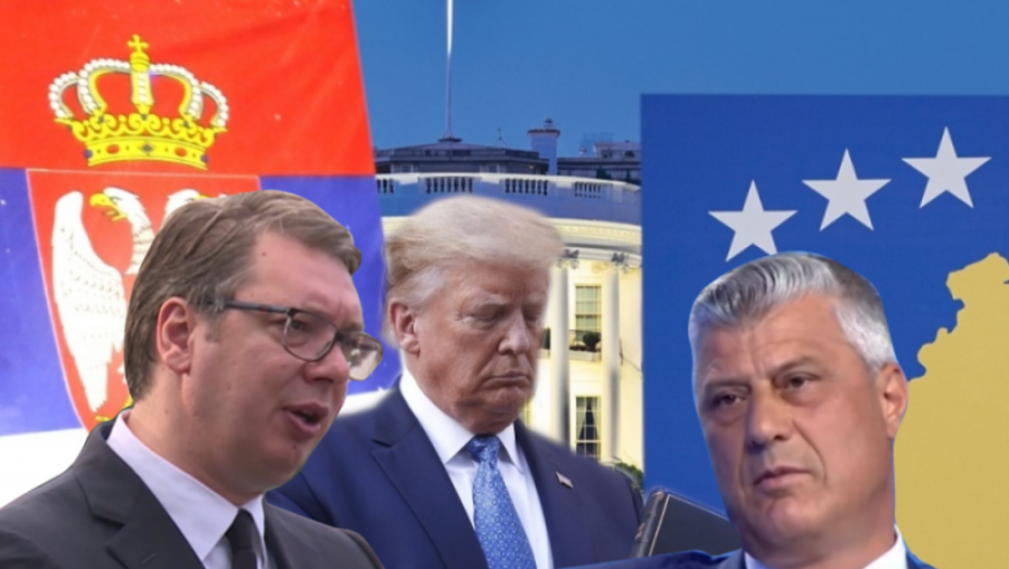 Aleksandar Vučić Donald Tramp Hašim Tači