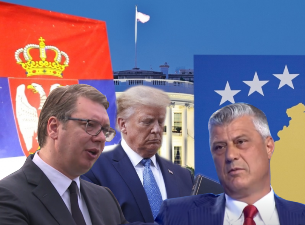 Aleksandar Vučić Donald Tramp Hašim Tači