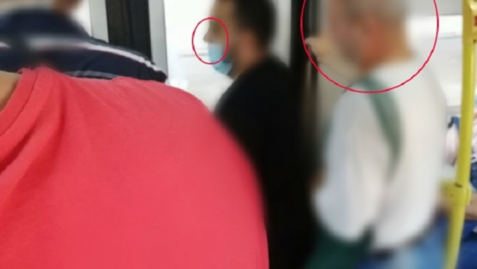 pogrešno nošenje zaštitne maske