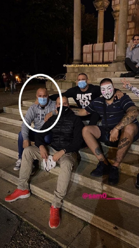 Ranko Đuri&scaron;ić na protestima u Beogradu