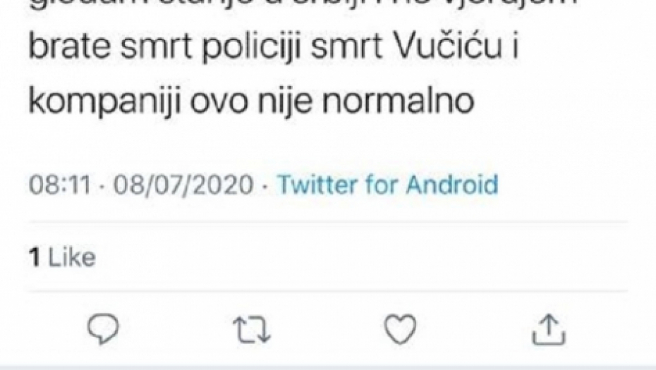 Pretnje smrću predsedniku Vučiću