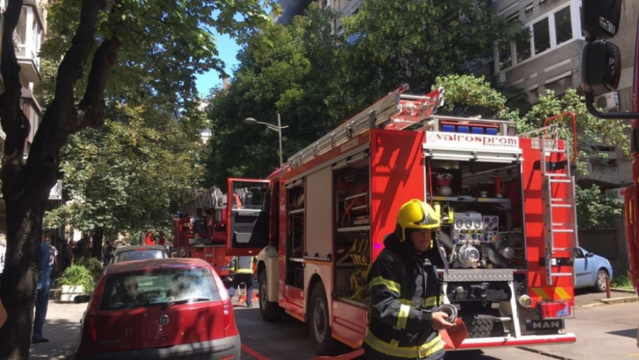 Požar u Ohridskoj ulici
