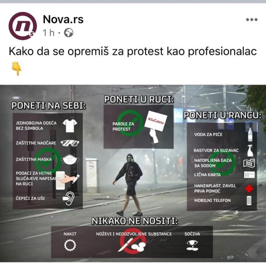 Uputstvo za proteste
