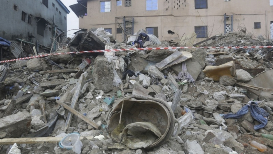 Srušena zgrada u Lagosu