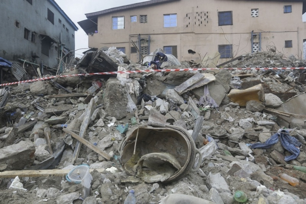Srušena zgrada u Lagosu