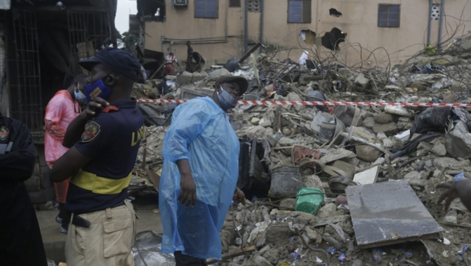 Srušena zgrada u Lagosu