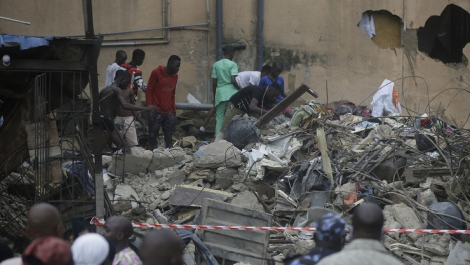Srušena zgrada u Lagosu