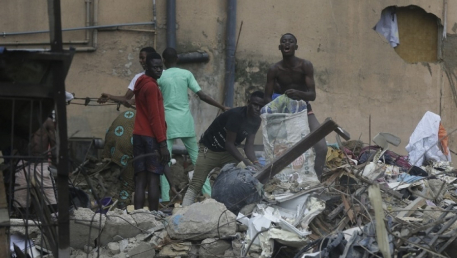 Srušena zgrada u Lagosu