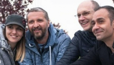 Srđan Stanković u društvu Gorana Trivana