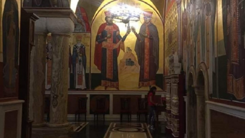 Saborni hram u Podgorici, crkva, ikone, freske, religija, SPC