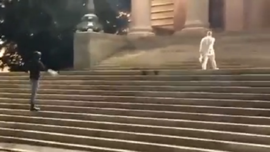 Situacija ispred Skupštine