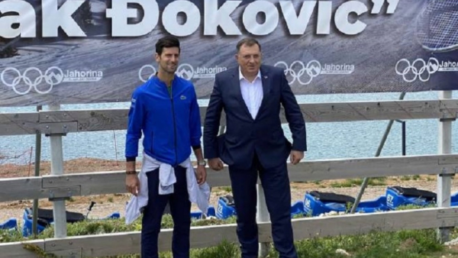 Novak Đoković, Milorad Dodik