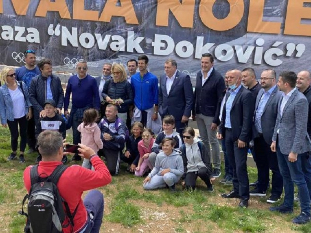 Novak Đoković, Milorad Dodik