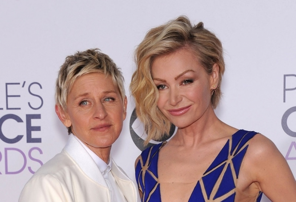 Elen Dedženeres i Por&scaron;a Li Džejms