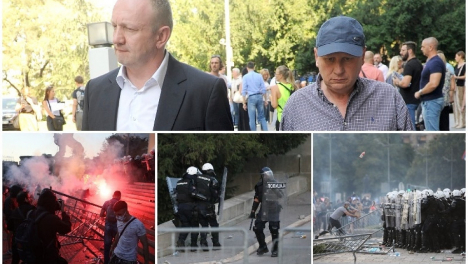 Dragan Đilas, Mlađa Đorđević, protesti