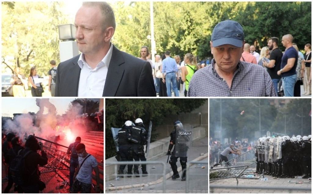 Dragan Đilas, Mlađa Đorđević, protesti