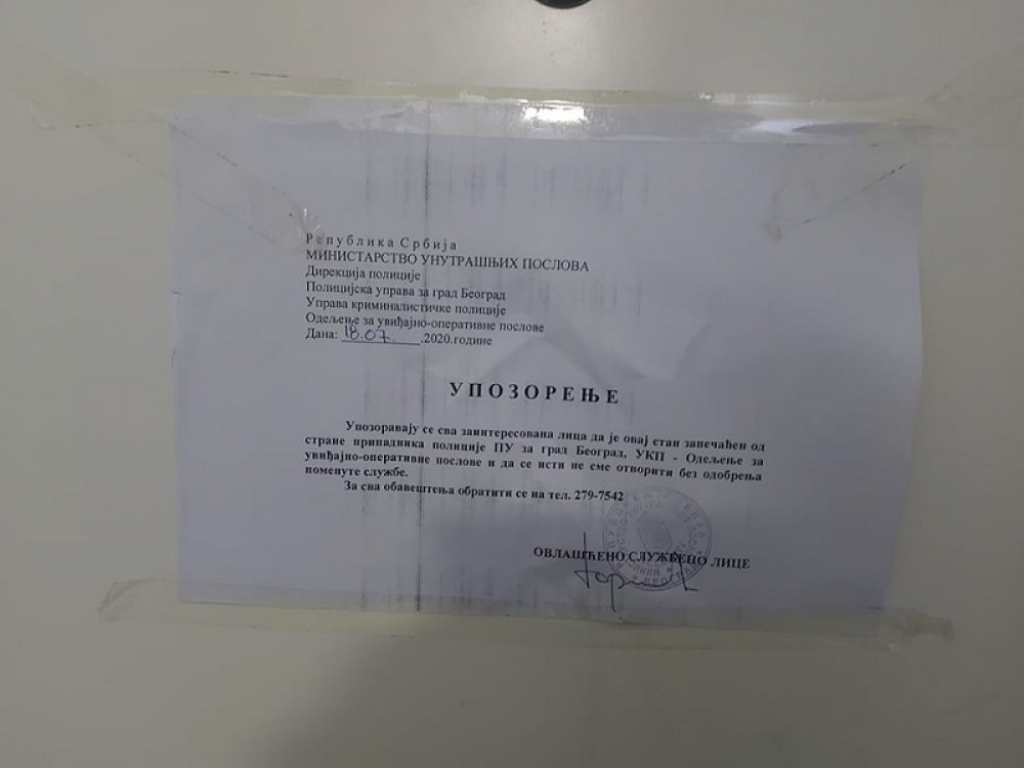 Mesto zločina u Deligradskoj