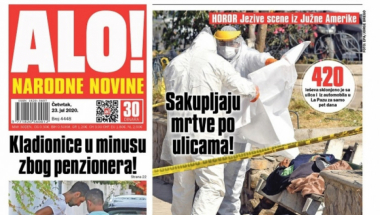 Naslovna strana za 23. jul 2020. godine