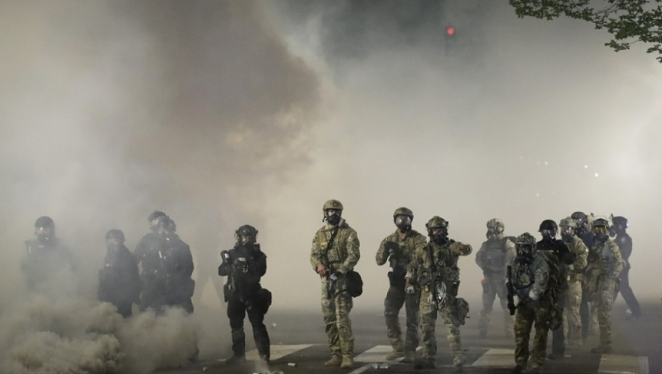 Portland, SAD, Amerika, demonstracije