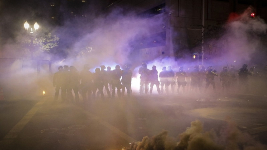 Portland, SAD, Amerika, demonstracije