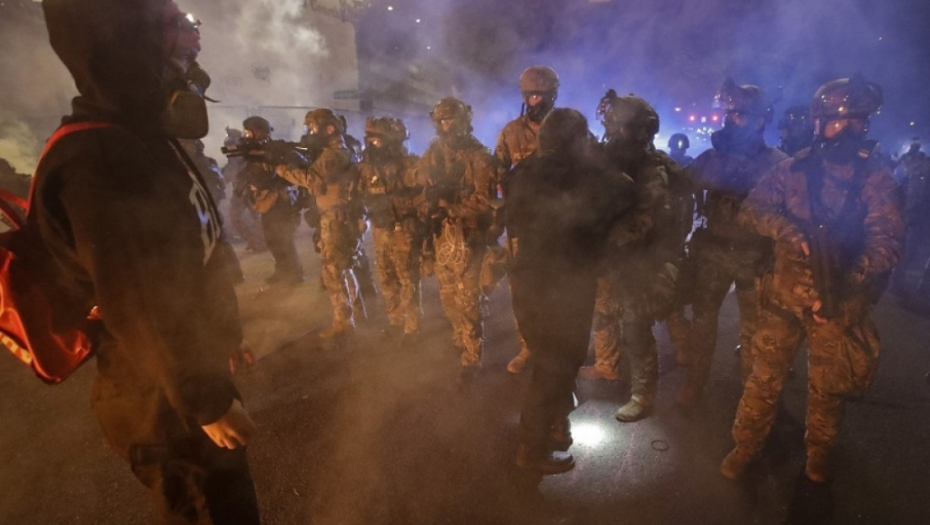 Portland, SAD, Amerika, demonstracije