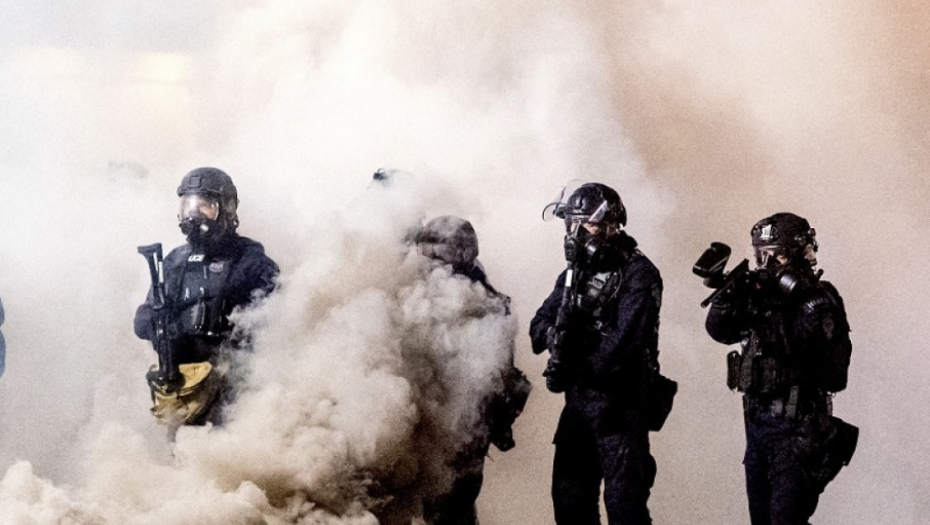 Portland, SAD, Amerika, demonstracije