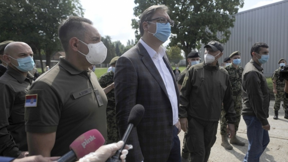 Aleksandar Vučić Aleksandar Vulin Sremska Mitrovica